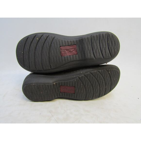 Clarks Womens Sz 7 M Brown Suede Zip Ankle Fashion Boots Bootie - Picture 9 of 11